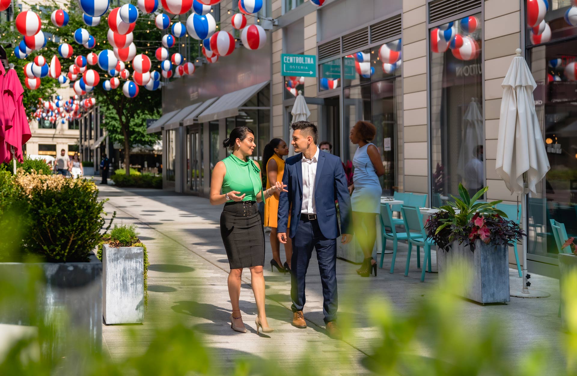 City Center Couple Walking